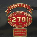 Rovos Rail Lokomotiv-Schild der Dampflok 2701